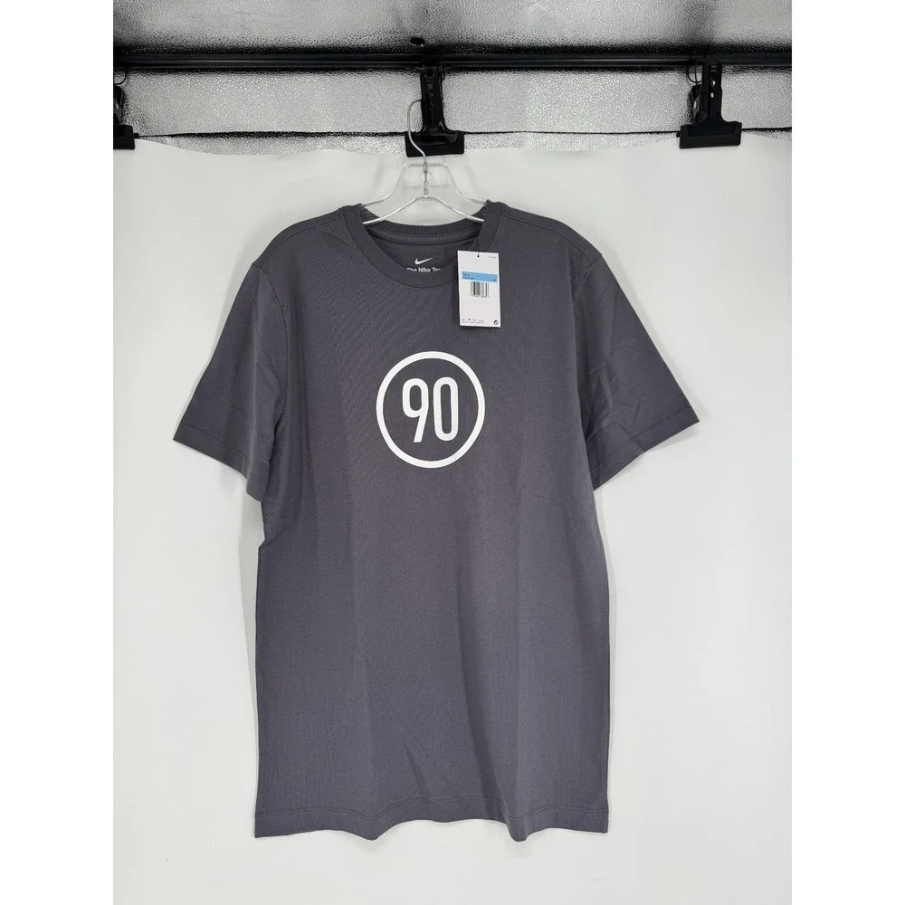 Nike Total 90 Tee T Shirt Mens Size Medium Graphic Short Sleeve Grey IB6032-064